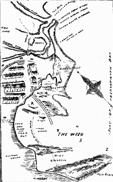 Map Aberystwyth 1740