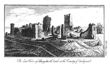 Aberystwyth Castle Runis - 1769