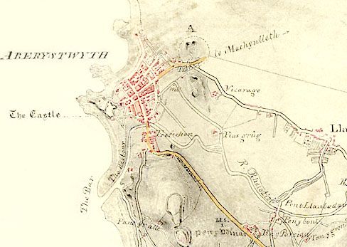 1820 OS Map of Aberystwyth