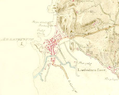 1823 OS Map of Aberystwyth