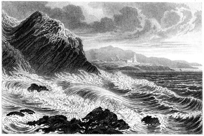 Welsh Coast Near Aberystwith