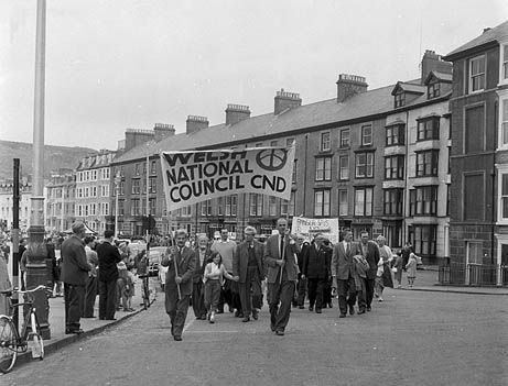 The Welsh Language Protest on Trefechan Bridge