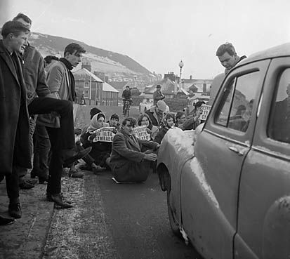 The Welsh Language Protest on Trefechan Bridge