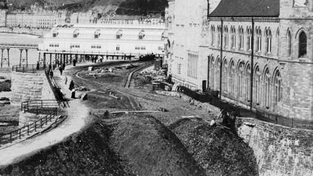 Aberystwyth promenade is extension