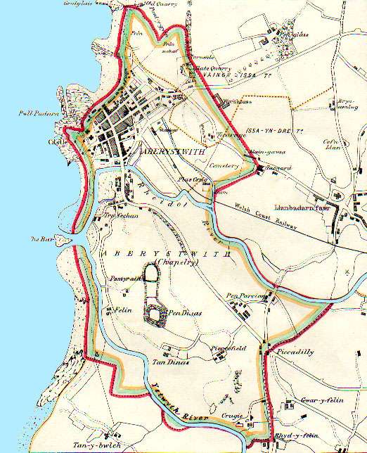 Aberystwyth Map 1868