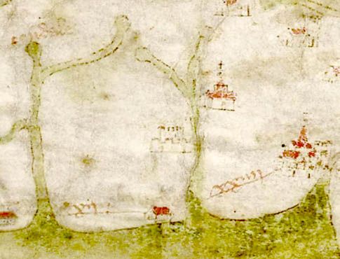 Gough Map of Aberystwyth