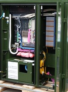 Street Telecom Fiber Cabinet