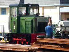 Train at Aberystwyth