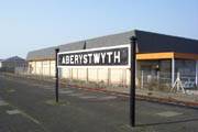 Aberystwyth Station Sign