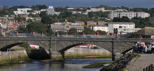 Campus Buildings from Harbour