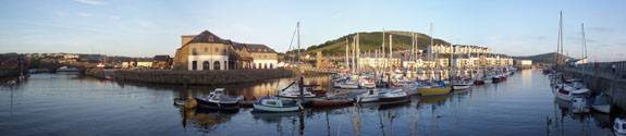 Aberystwyth Harbour Marina Panoramic