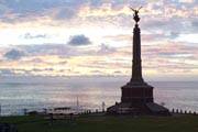 Aberystwyth War Memorial at Sunset
