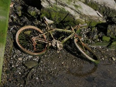 Bike in River